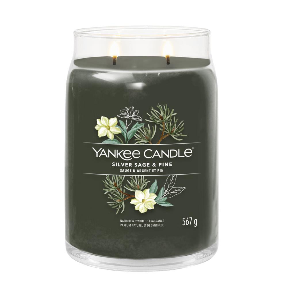 Yankee Candle Silver Sage & Pine Large Jar Extra Image 1